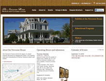 Tablet Screenshot of newsomehouse.org